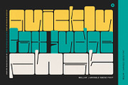 Mellar - Variable Obese Font, a Sans Serif Font by creativemedialab (Thumbnail 4 of 13)