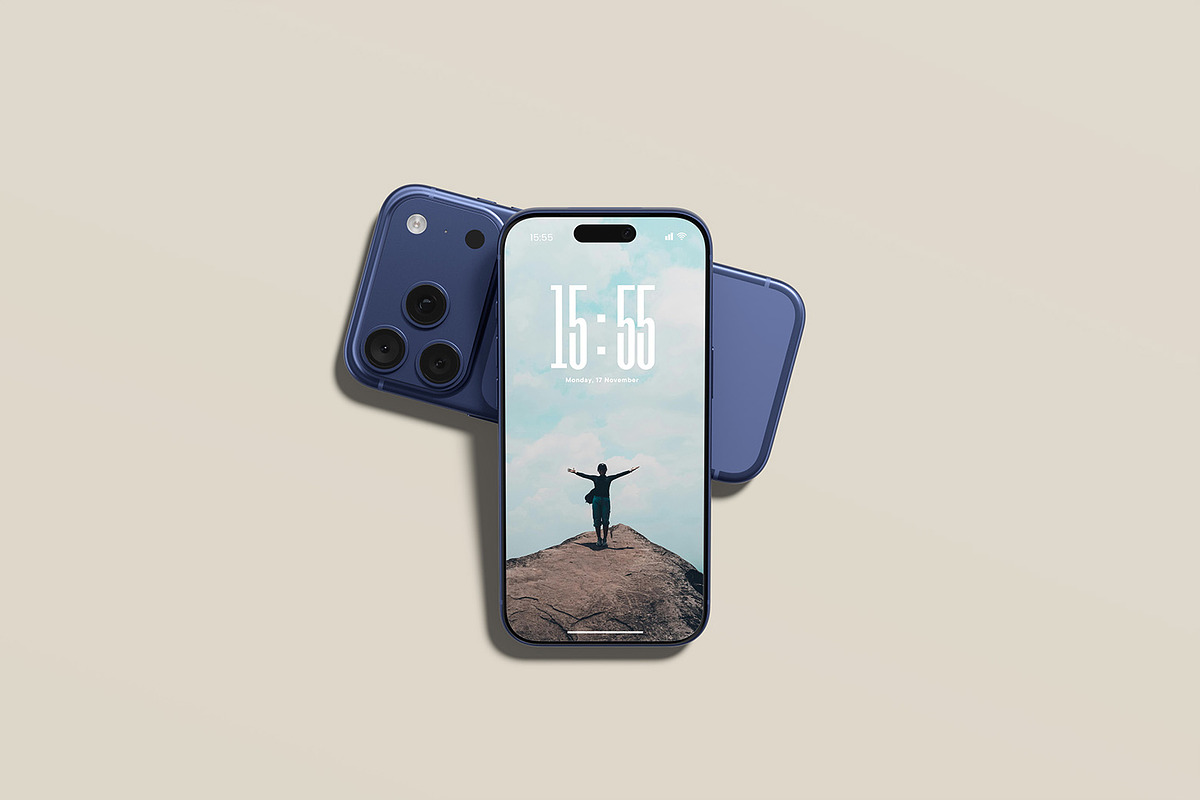 iPhone 17 Pro Mockup, an iPhone Mockup by ZifaraDesign (Photo 13 of 13)