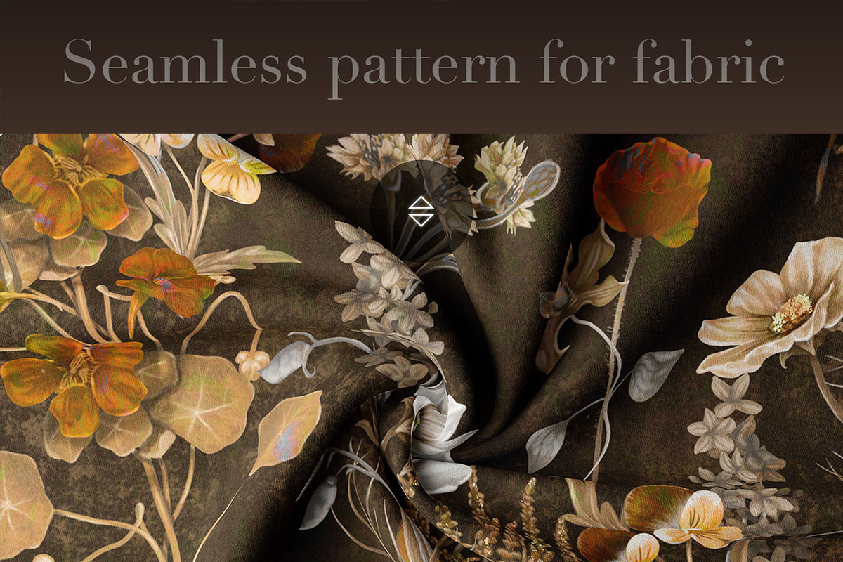 Wildflowers Seamless Pattern, a Pattern Graphic by Yana Dobrik (Photo 7 of 11)