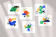 Cute abstract geometric shapes set, an Object Illustration by Good Studio (Thumbnail 3 of 3)