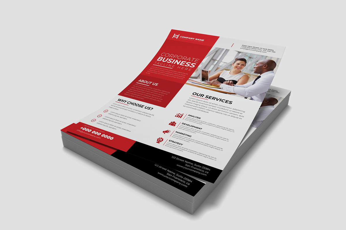 Business Flyer | Corporate Flyer, a Flyer Template by Designscozy (Photo 3 of 5)