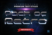 Retro #2 - 17 Text Styles, a Layer Style Add-On by Jonas Stensgaard (Thumbnail 12 of 20)