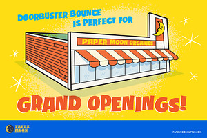 Doorbuster Bounce Sign Painter Font