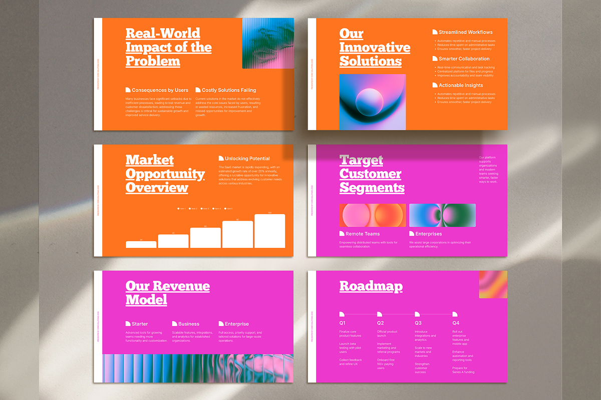 Vibrant Startup Pitch Deck, a Presentation Template by Creatif Foundry (Photo 5 of 7)