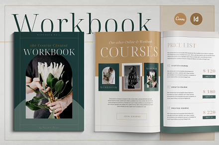 Business Workbook | CANVA & Indd