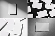 Overhead Business Card Set, a Merchandise Mockup by Moixo studio (Thumbnail 6 of 7)