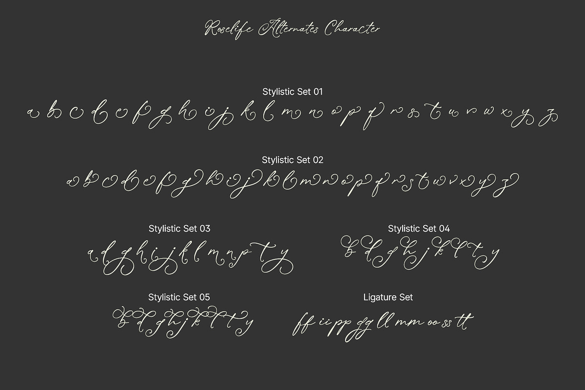 Roselife, a Handwritten Font by Nathatype (Photo 10 of 11)