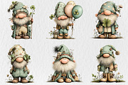 Whimsical St Patrick's Day Gnome Cli, a Seasonal Illustration by Rose Art (Thumbnail 2 of 5)
