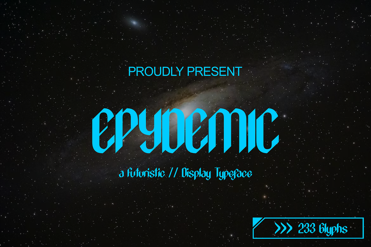 Epydemic, a Sans Serif Font by zamjumps (Photo 1 of 12)