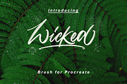 Wicked Brush Pen for Procreate, a Brush Add-On by albi.letters (Thumbnail 1 of 5)