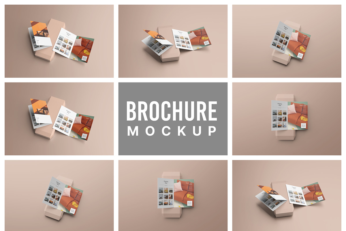 A4 Bifold Brochure Mockup Bundle 61, a Books & Magazine Mockup by Graphicuss (Photo 1 of 5)