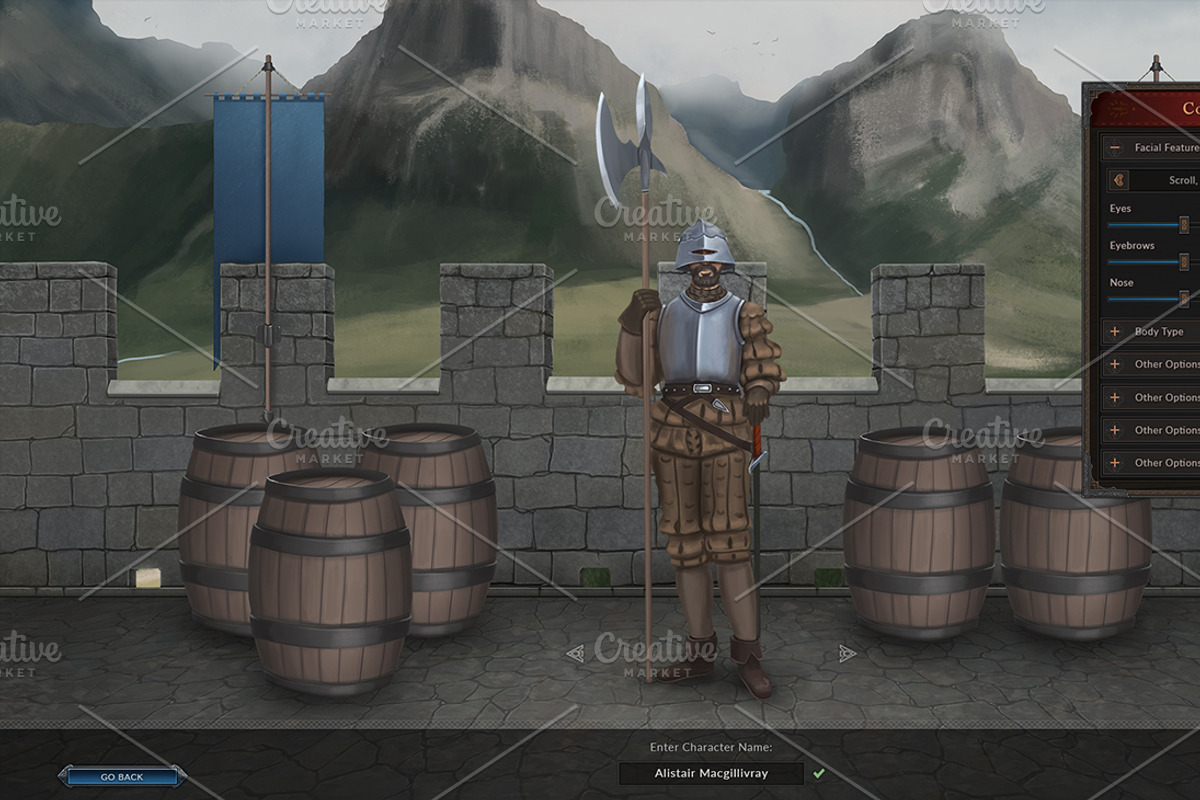 Mercenary - RPG User Interface, a Graphic by Kodiak Graphics (Photo 14 of 14)
