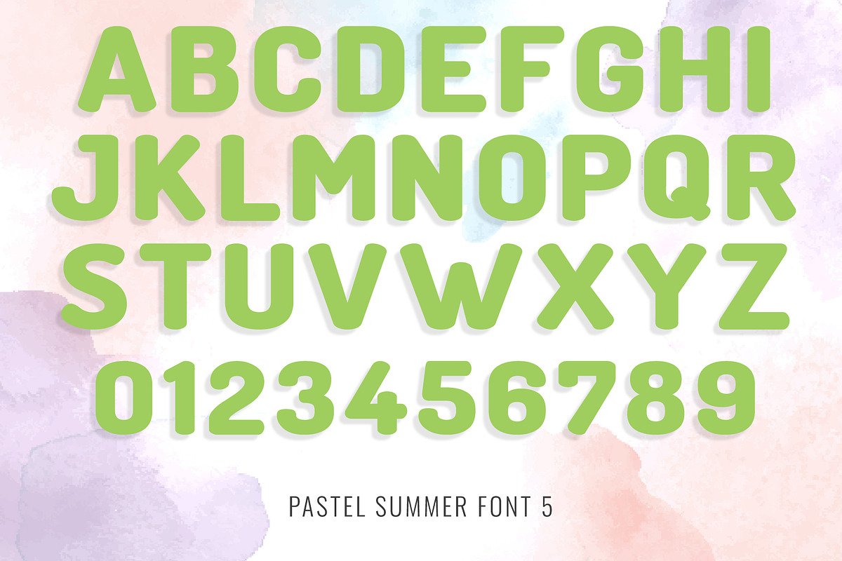 Pastel Summer Font, a Font by Font Craft Studio (Photo 9 of 12)