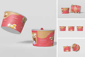 Ice Cream Cup Mockup, a Cups & Container Mockup by swsi-studio