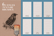 Photoshop Paper Texture Brushes, a Brush Add-On by GRANCI STUDIOS (Thumbnail 5 of 8)