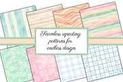 Spring Easter Watercolor Digital BG, a Background Graphic by Neon Studio (Thumbnail 5 of 6)