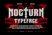 Nocturn - Display Grunge Font, a Handwritten Font by Inviline.co (Thumbnail 2 of 15)