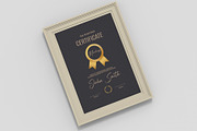 Certificate Mockup Frame Template, a Product Mockup by graphypix (Thumbnail 1 of 4)