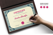 563. Modern Certificate Template, a Stationery Template by CreativeRezwan (Thumbnail 2 of 3)
