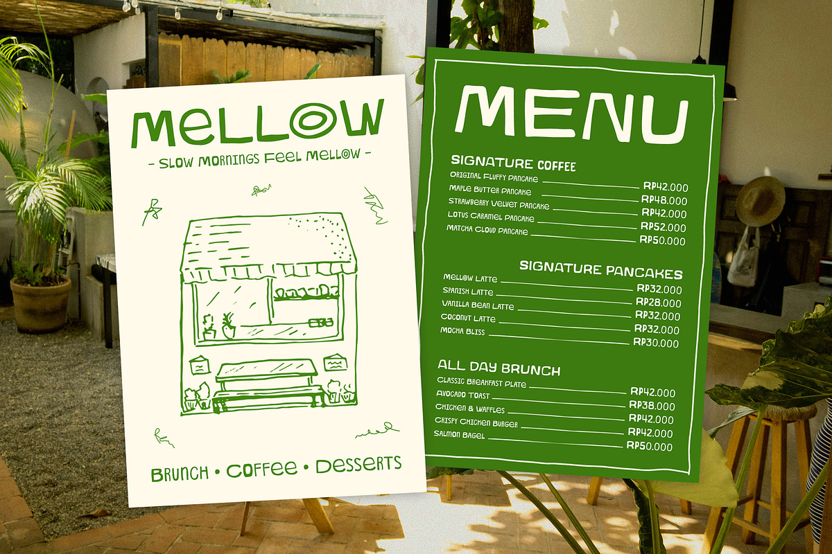 Lemon Pancake — Quirky Display, a Handwritten Font by Typehand Studio (Photo 6 of 10)