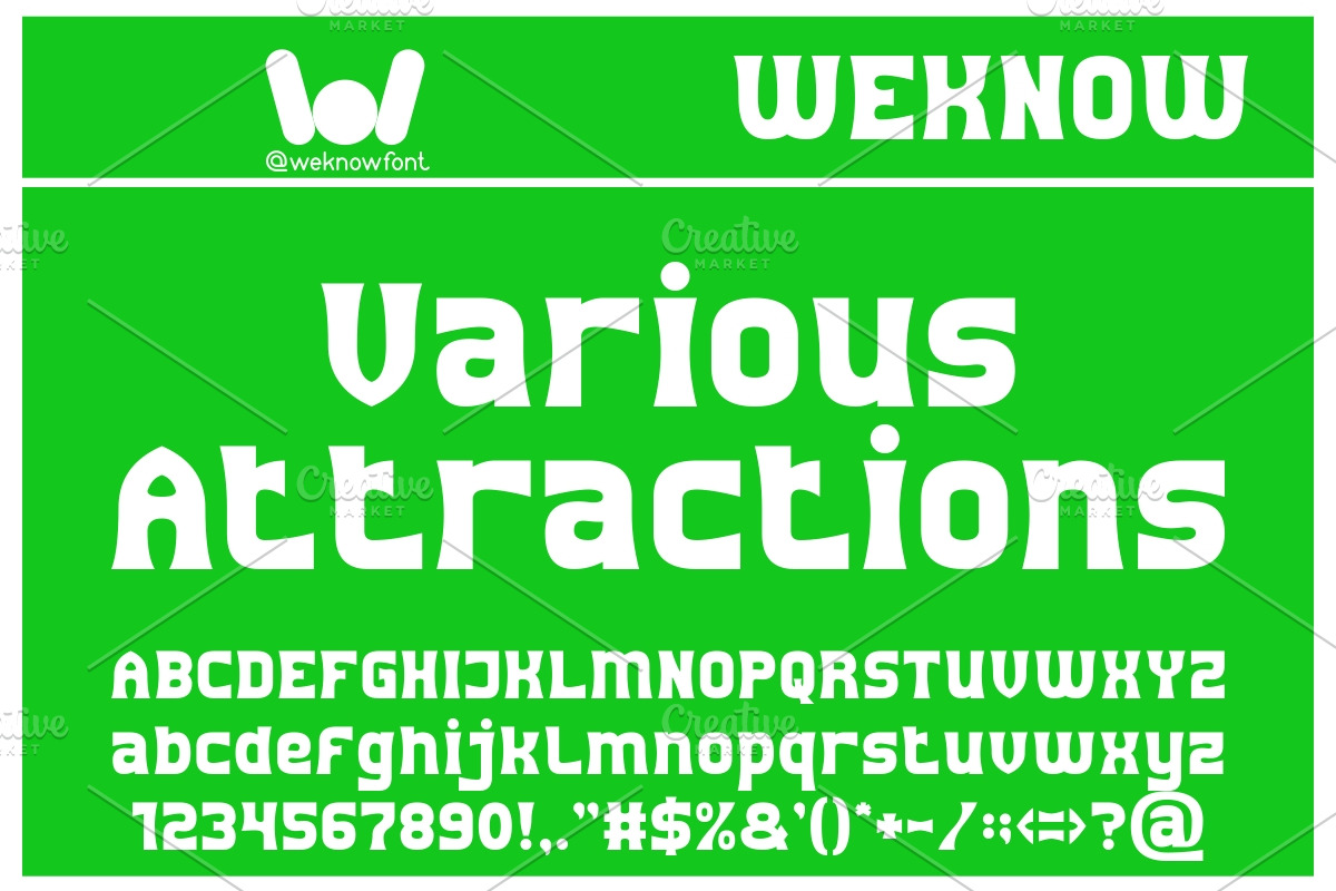 Be Happy font, a Font by weknow (Photo 4 of 6)