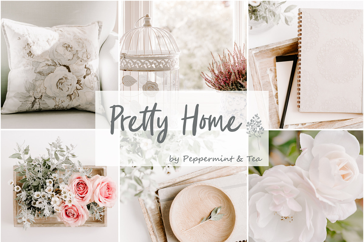Pretty Home Bundle, a Household Mockup by Peppermint &Tea (Photo 1 of 14)