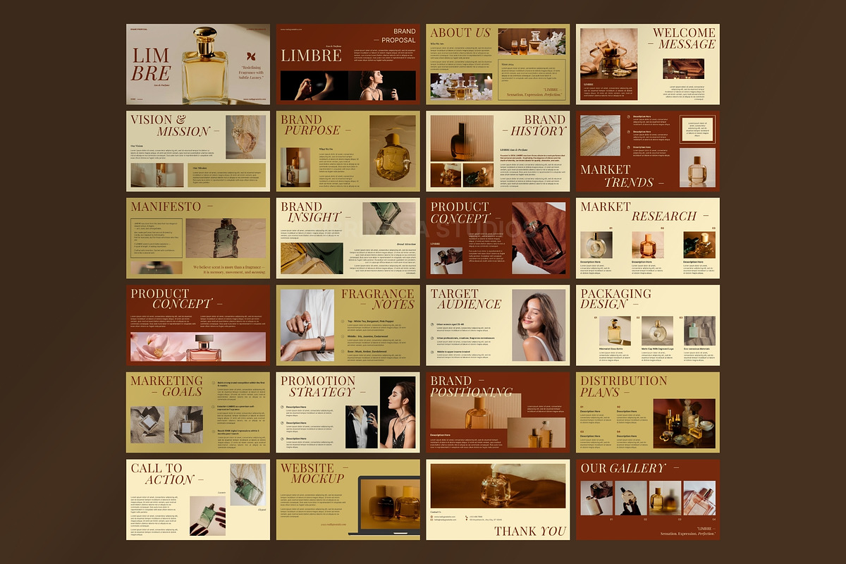 Limbre Brand Proposal Template, a Presentation Template by FIBRINOSÄ (Photo 2 of 5)