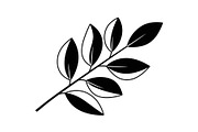 Botanical Leaf Silhouette Bundle, an Illustration by Creativeshirt (Thumbnail 23 of 51)