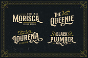 Hermona Vintage + Extras, a Serif Font by Arterfak Project (Thumbnail 7 of 13)