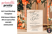 Boho Sunset Wedding Card Mockup PSD, a Product Mockup by Printable Pretty Studio (Thumbnail 3 of 8)