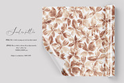 Mocha mousse flowers seamless patter, a Pattern Graphic by SirenaArt (Thumbnail 4 of 16)