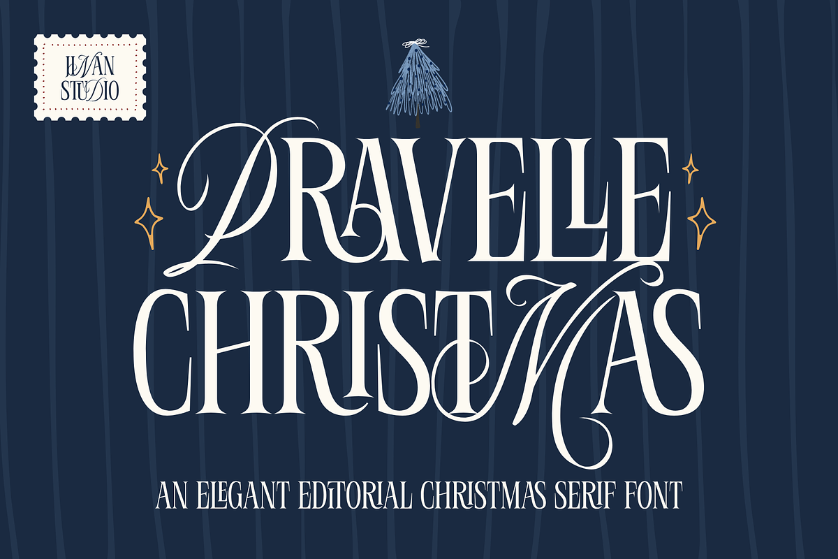 Pravelle Christmas Elegant Serif, a Serif Font by Ainun Jinan (Photo 1 of 12)