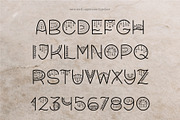 Boho Flow font and symbols, a Sans Serif Font by DearLetters (Thumbnail 3 of 11)