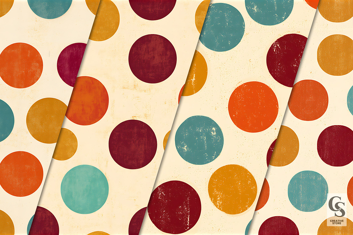 Southwestern Polka Dots Pattern, a Pattern Graphic by Creative Store (Photo 2 of 5)