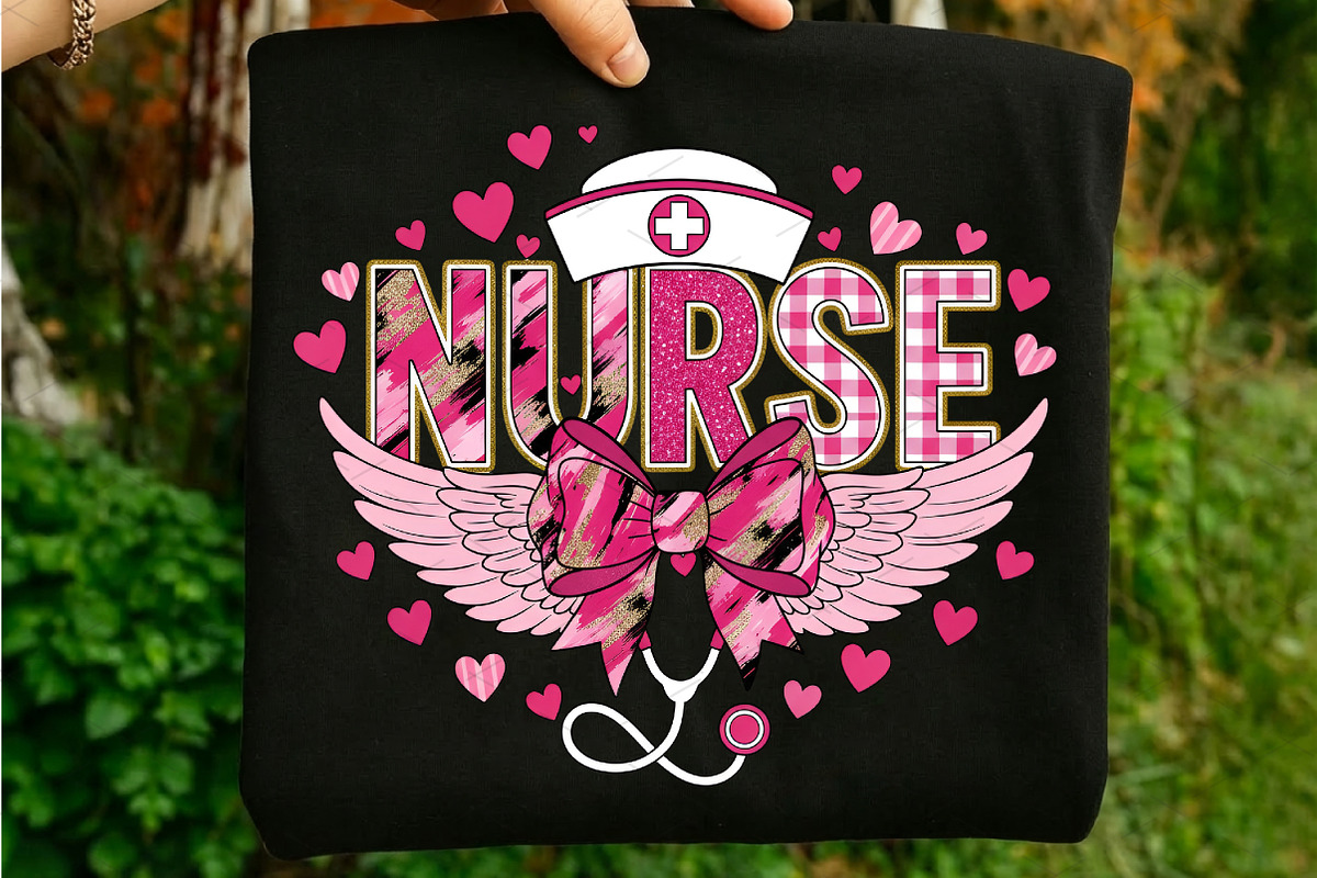 Valentine coquette Nurse Png, an Illustration by Libby Wishes (Photo 1 of 8)