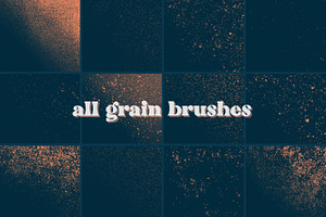 26 Premium Grain And Texture Brushes