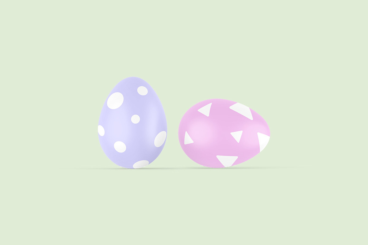 Easter Day Eggs & Card Mockups, a Mockup by Mockups Planet (Photo 4 of 5)