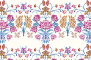 Modern Vintage floral pattern, a Pattern Graphic by YvY (Thumbnail 4 of 7)