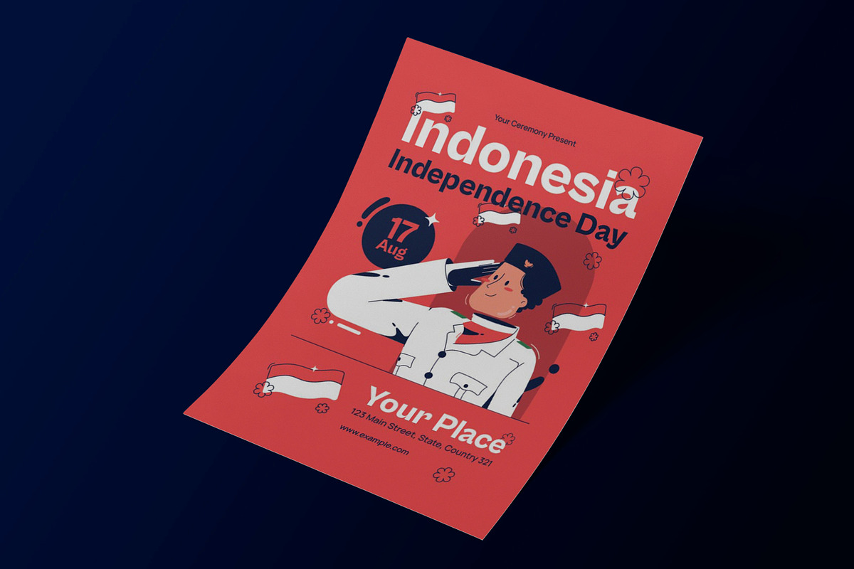 Indonesia Independence Day Flyer, a Flyer Template by Neermana (Photo 2 of 4)