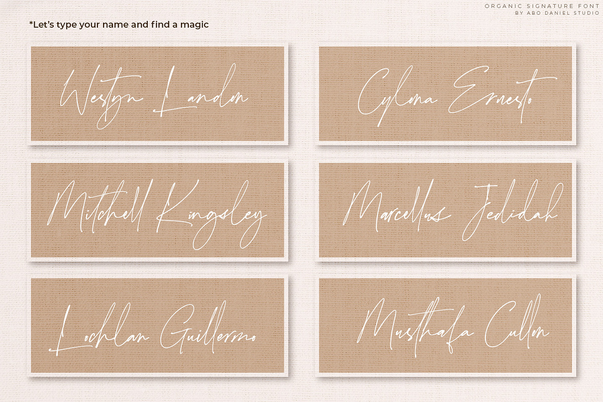 Stanley Elliott, a Handwritten Font by Abo Daniel Studio (Photo 14 of 17)