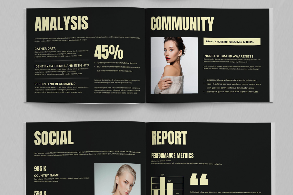 Brand Social Strategy Template, a Brochure Template by ContestDesign (Photo 5 of 5)