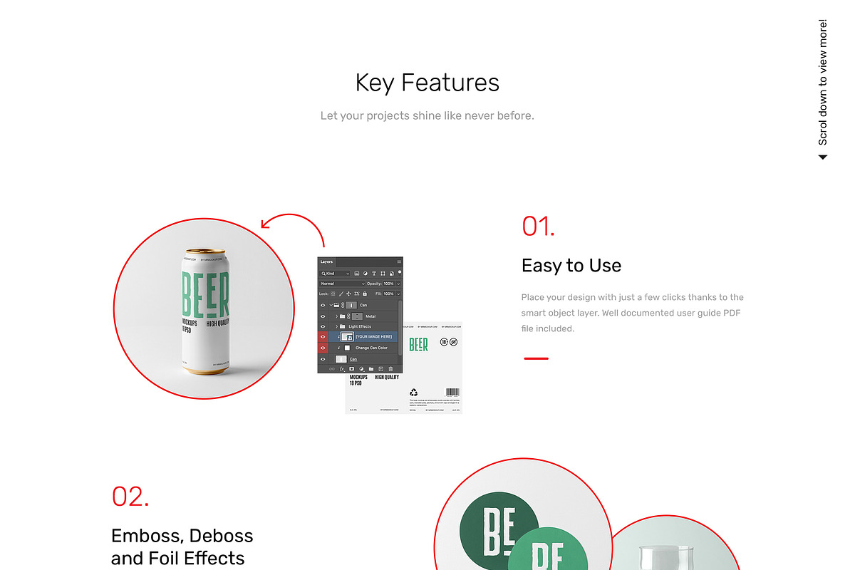 Beer Mockups - Bottle and Can, a Packaging Mockup by Mr.Mockup™ (Photo 4 of 10)