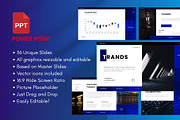 Trands  Business PowerPoint Template, a Presentation Template by Rizki Herdian (Thumbnail 1 of 5)
