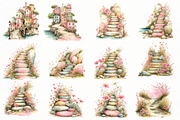 whimsical summer pathway Clipart, an Illustration by Designworld (Thumbnail 3 of 8)