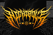 Megavolts | Black Metal Font, a Blackletter Font by Denustudios (Thumbnail 2 of 12)
