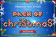 Christmas Pack #2 - Text Styles, a Layer Style Add-On by Jonas Stensgaard (Thumbnail 3 of 23)