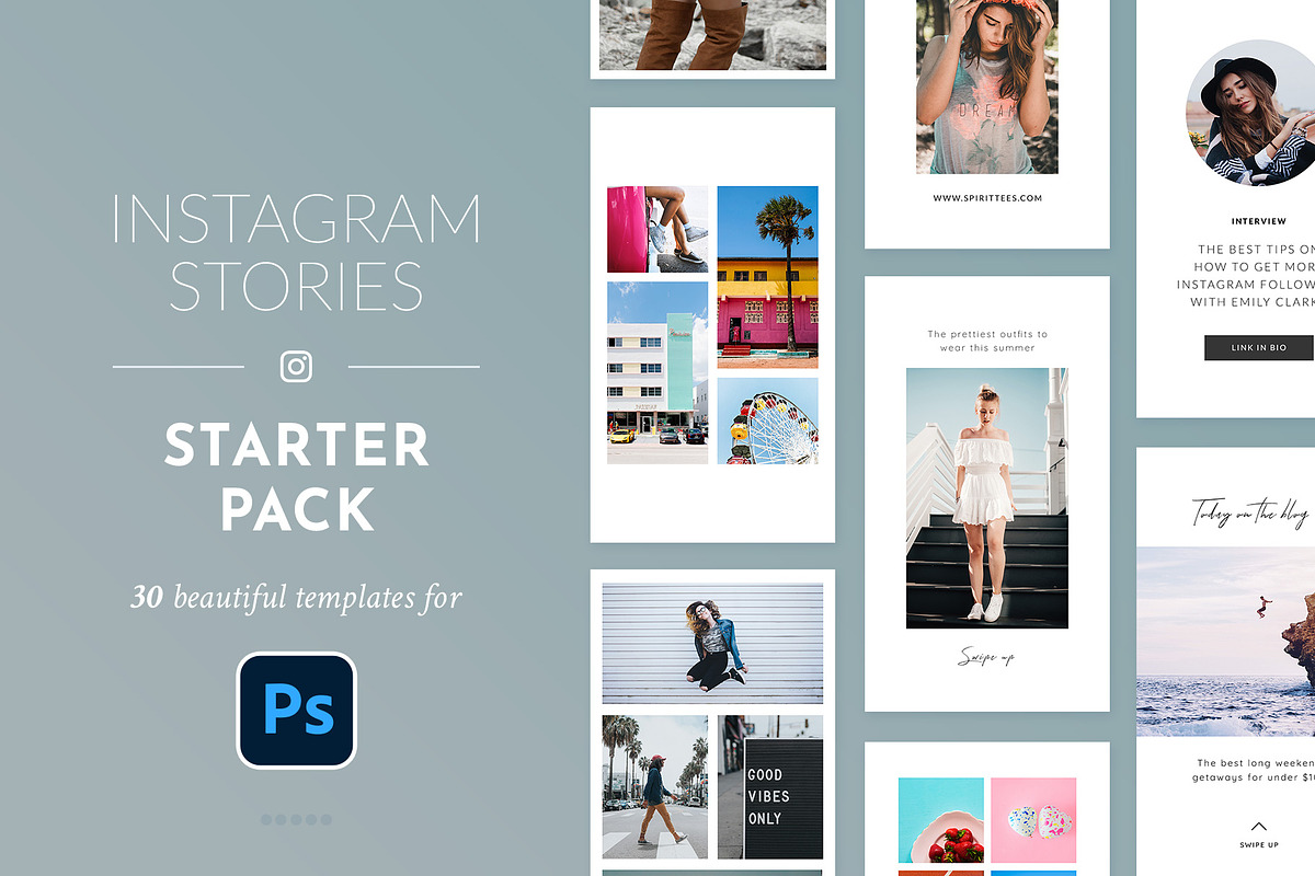 Instagram Stories Starter Pack | PS, a Social Media Template by Poego Social (Photo 1 of 12)