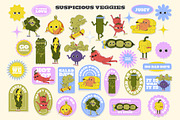 Suspicious BUNDLE:  6 in 1, a Decorative Illustration by marmarina (Thumbnail 4 of 14)