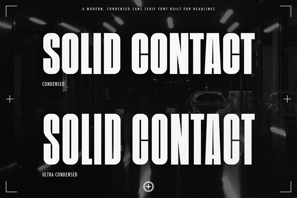 Solid Contact Condensed Sans Serif, a Sans Serif Font by Pathfinder Goods (Photo 2 of 8)