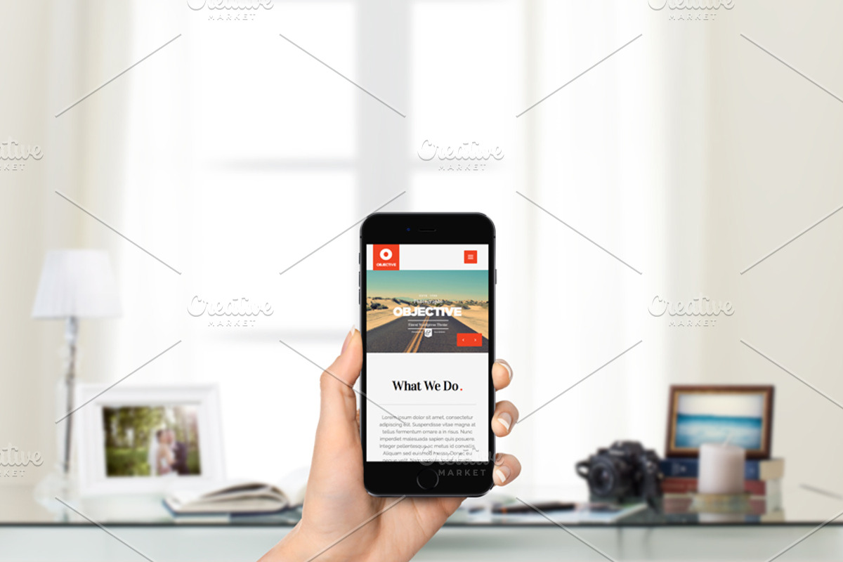 Macbook, iPad & iPhone Mockups, an iPhone Mockup by Mockura (Photo 5 of 5)